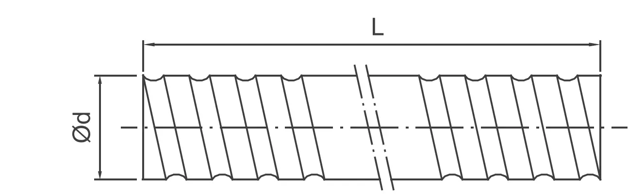C7 Large Lead Ball Screw for Material Handling
